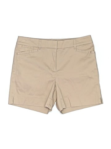 White House Black Market Khaki Shorts (view 1)
