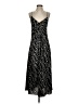 Sandro 100% Polyester Animal Print Black Cocktail Dress Size EU (FR) 36 / US 4 - photo 1