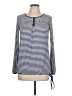 Ella Moss Blue Long Sleeve Blouse Size L - photo 1