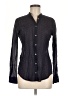Hartford Polka Dots Black Long Sleeve Button-Down Shirt Size 8 (2) - photo 1