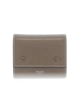 Céline Leather Trifold Compact Wallet (view 1)