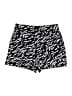 Nine West 100% Rayon Animal Print Black Shorts Size S - photo 1