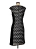 AUW 100% Polyester Graphic Black Cocktail Dress Size S - photo 2