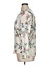 Paraphrase 100% Polyester Floral Ivory Long Sleeve Blouse Size 14 - photo 5