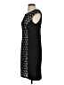 AUW 100% Polyester Graphic Black Cocktail Dress Size S - photo 5