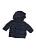 Old Navy 100% Polyester Solid Blue Snow Jacket Size 0-3 mo - photo 1