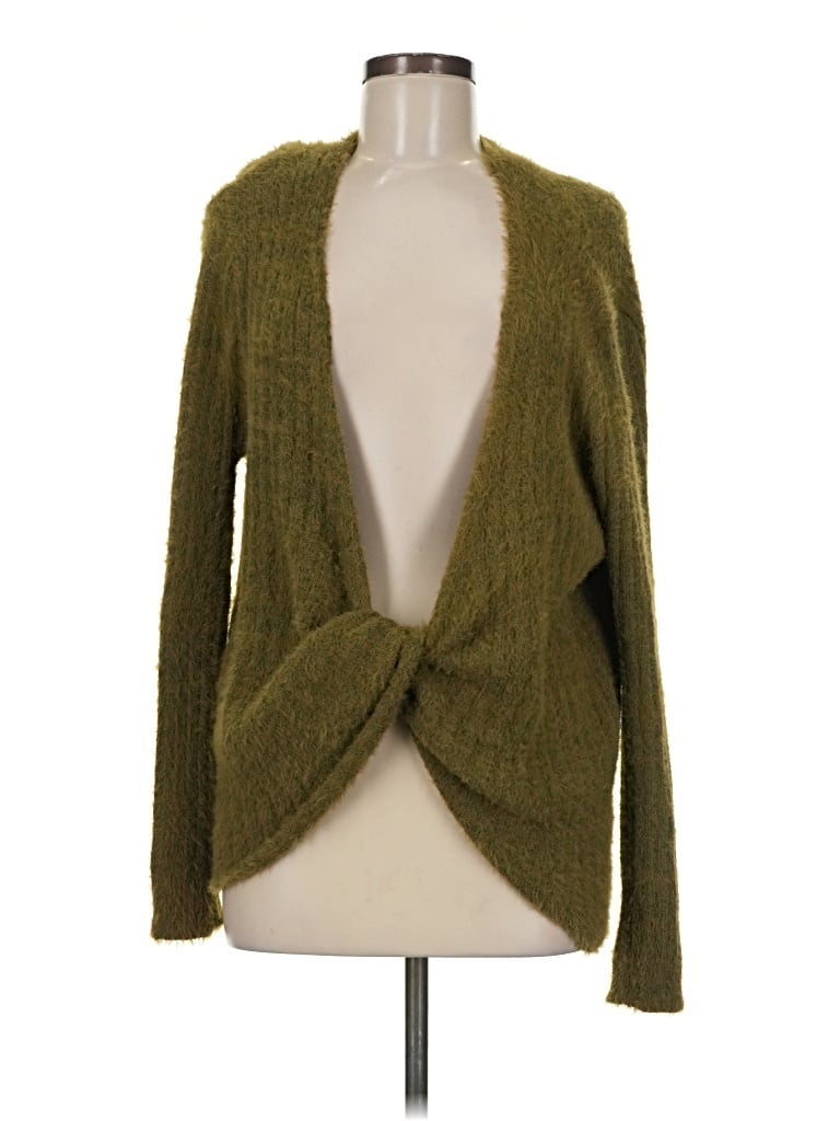 Pre-owned Grade & Gather Cardigan Sweater In Green