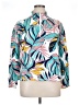T by Talbots Print White Track Jacket Size XL (petite) - photo 1