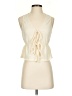 Shein Ivory Sleeveless Blouse Size 2 - photo 1