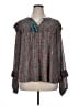 Scoop Teal Long Sleeve Blouse Size XL - photo 1
