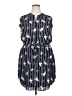 Maison Jules 100% Polyester Graphic Blue Casual Dress Size XXL - photo 1