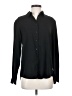 Uniqlo Solid Black Long Sleeve Blouse Size S - photo 1