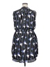 Maison Jules 100% Polyester Graphic Blue Casual Dress Size XXL - photo 2