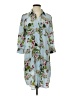 L'Agence 100% Silk Blue Casual Dress Size S - photo 1