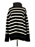 WeWoreWhat 100% Acrylic Stripes Black Turtleneck Sweater Size S - photo 1