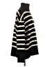 WeWoreWhat 100% Acrylic Stripes Black Turtleneck Sweater Size S - photo 4