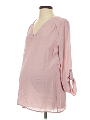 Motherhood 3/4 Sleeve Blouse (view 1)