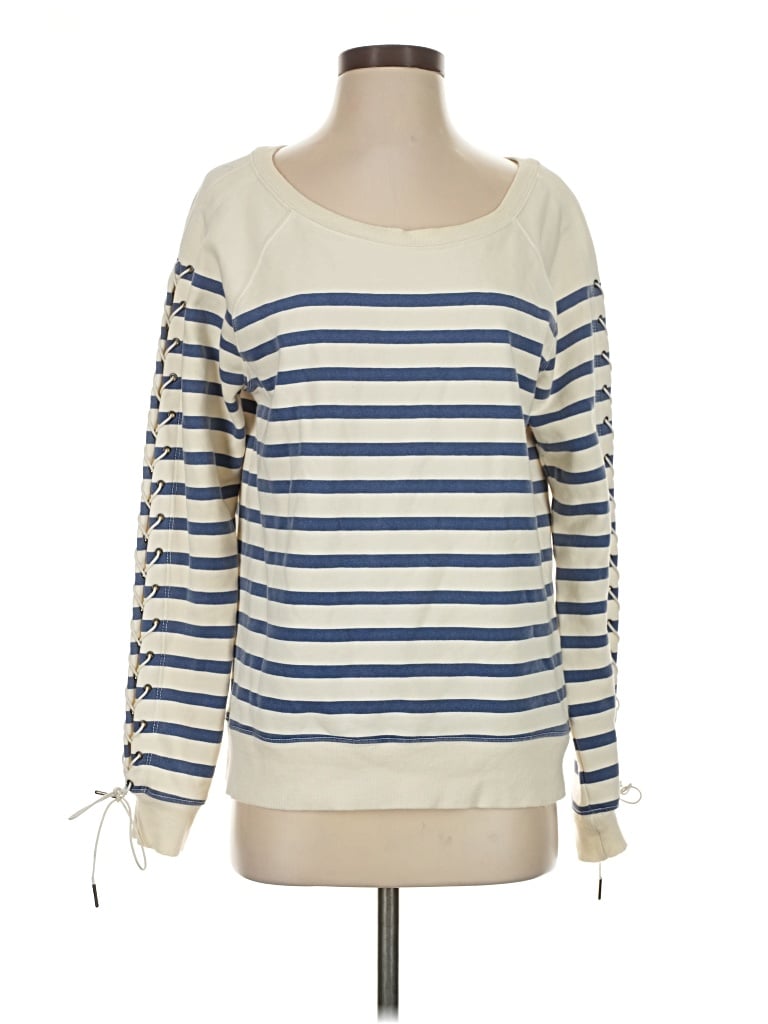 Pre-owned Pam & Gela Sweatshirt In Ivory