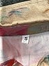 Unbranded 100% Polyester Print Tan 3/4 Sleeve Blouse Size S - photo 7