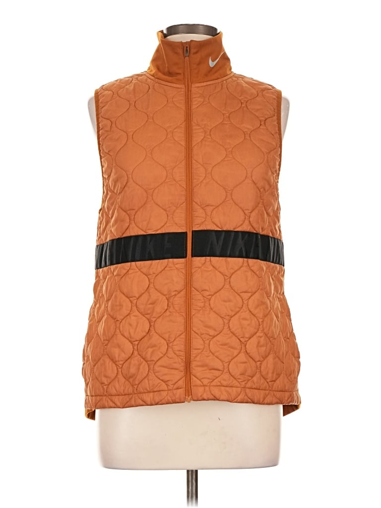 Pre-owned Nike Vest In Orange