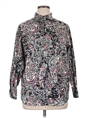 Chaps Long Sleeve Blouse (view 1)