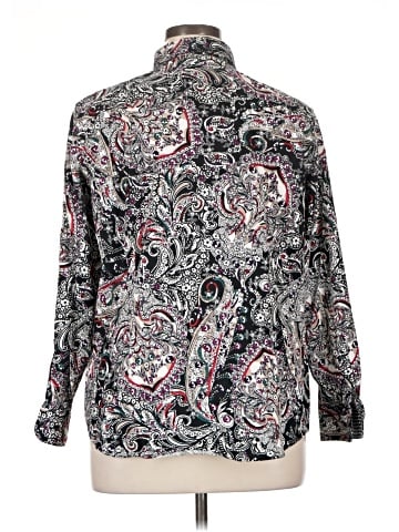 Chaps Long Sleeve Blouse (view 2)