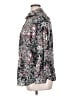 Chaps 100% Cotton Paisley Silver Long Sleeve Blouse Size 1X - photo 5