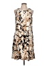 Anne Klein Print Tan Casual Dress Size 12 - photo 1