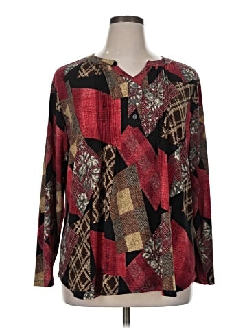 Southern Lady Long Sleeve Blouse (view 1)