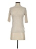 Earthbound Trading Co. Tan Short Sleeve Turtleneck Size S - photo 1