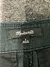 Madewell 100% Linen Chevron-herringbone Black Shorts Size 6 - photo 3