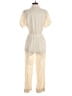 Universal Thread Metallic Ivory Jumpsuit Size 2 - photo 2