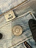 J.Crew 100% Cotton Green Denim Shorts Size 31 waist - photo 3