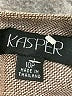 Kasper 100% Polyester Tweed Brown Blazer Size 10 - photo 6