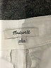 Madewell 100% Linen Ivory Shorts Size 6 - photo 3