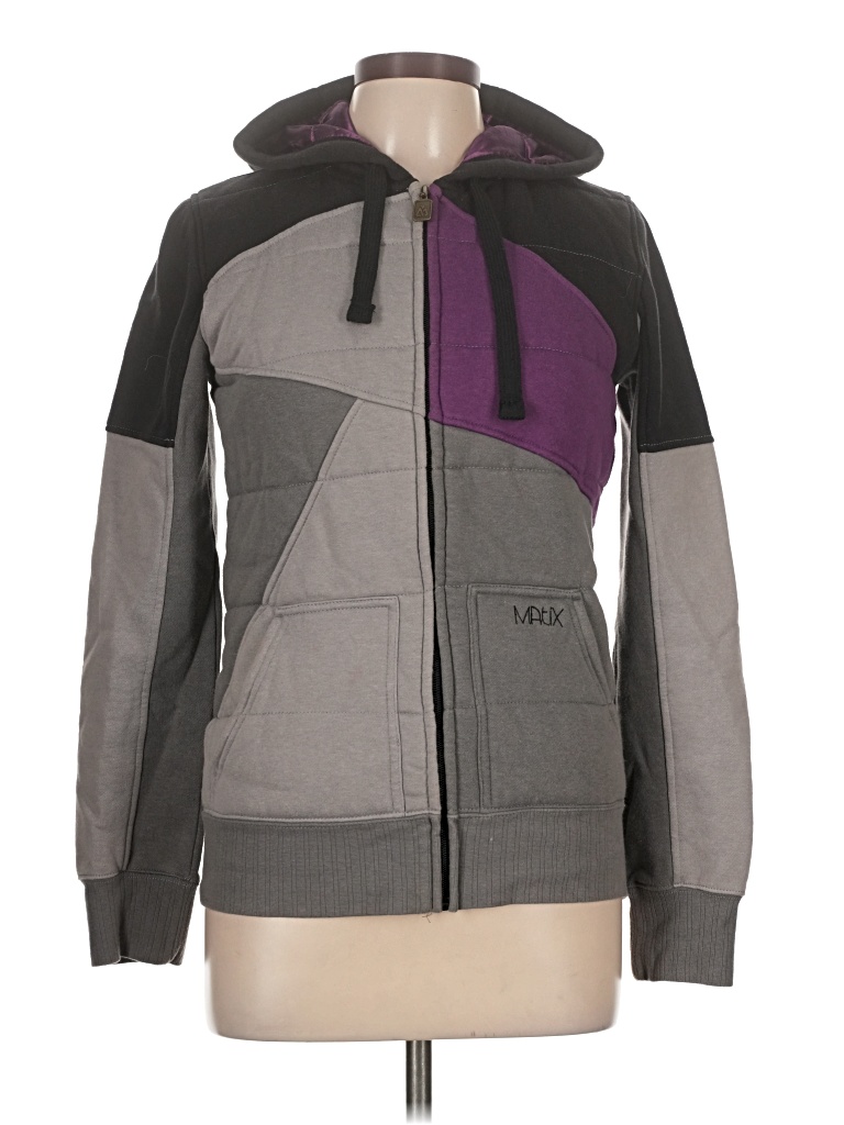 Pre-owned Assorted Brands Jacket In Gray