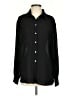 Andree by UNIT 100% Polyester Houndstooth Black Long Sleeve Blouse Size S - photo 1