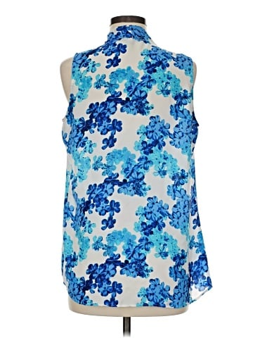 Rose + Olive Sleeveless Blouse (view 2)