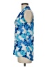 Rose + Olive 100% Polyester Blue Sleeveless Blouse Size M - photo 5