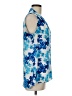 Rose + Olive 100% Polyester Blue Sleeveless Blouse Size M - photo 4