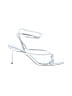 Forever 21 Silver Sandals Size 8 1/2 - photo 1
