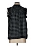 Max Studio 100% Polyester Black Sleeveless Blouse Size L - photo 1