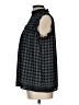 Max Studio 100% Polyester Black Sleeveless Blouse Size L - photo 5