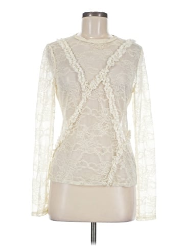 Topshop Long Sleeve Blouse (view 1)