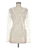 Topshop Ivory Long Sleeve Blouse Size 8 - photo 1