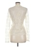 Topshop Ivory Long Sleeve Blouse Size 8 - photo 2