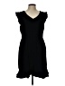 19 Cooper 100% Polyester Solid Black Cocktail Dress Size L - photo 1