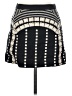 BCBGMAXAZRIA Graphic Black Casual Skirt Size 2 - photo 1