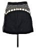 BCBGMAXAZRIA Graphic Black Casual Skirt Size 2 - photo 2