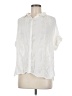 Lulus 100% Viscose Ivory Short Sleeve Blouse Size M - photo 1